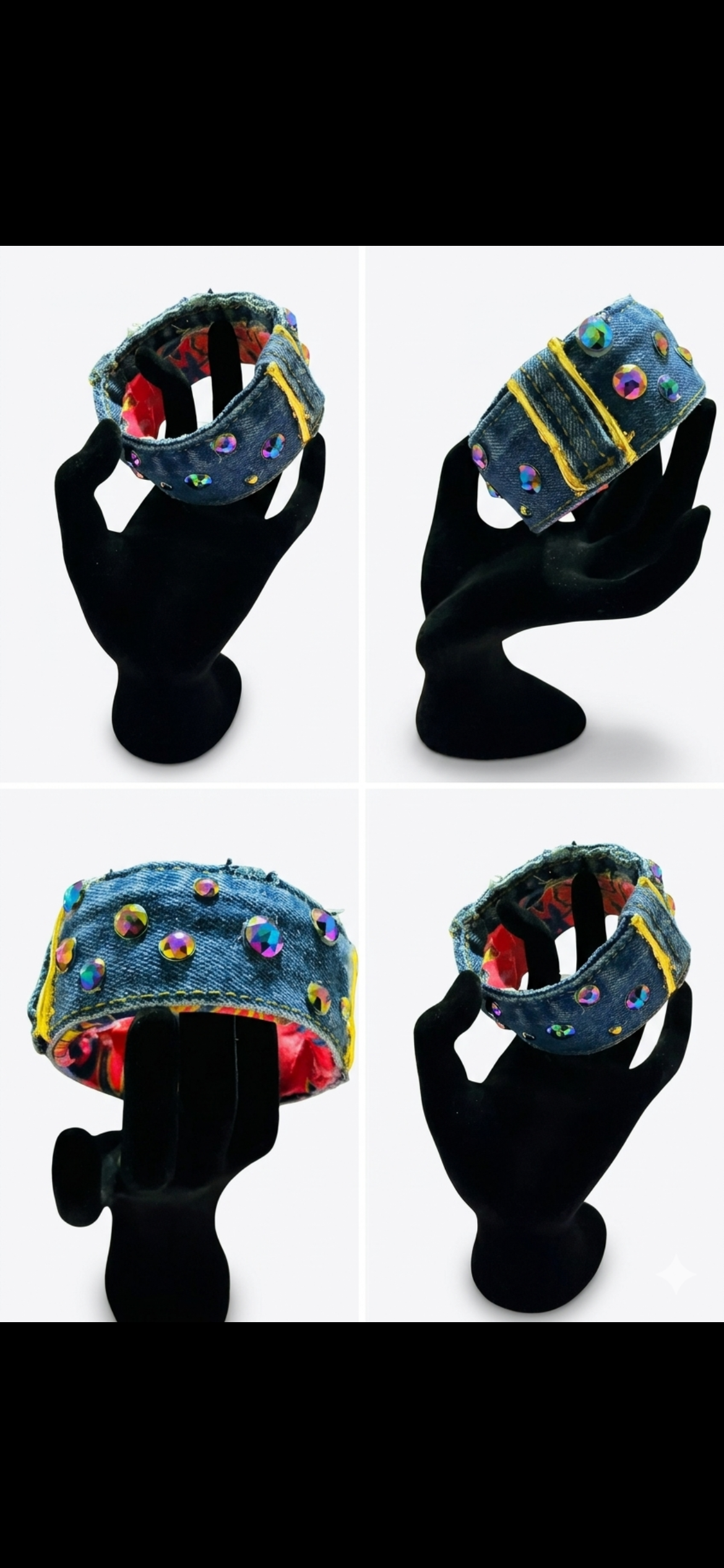 The-Crush Denim Edge Bracelet